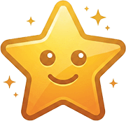 RG Games — smiling star logo